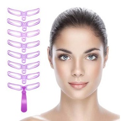 Set 8 sabloane profesionale pentru modelare sprancene - Img 4