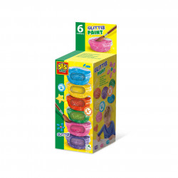 Set acuarele pasta glitter (6 x 45ml) - Img 1