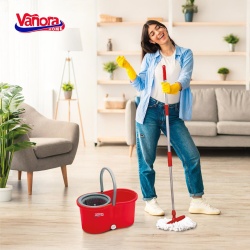 SET CURATENIE CLEAN360,MOP ROTATIV, ROSU - Img 4