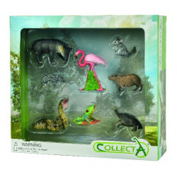 Set de 8 figurine pictate manual Wild Life