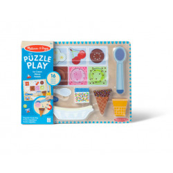 Set de joaca din lemn si puzzle magnetic Inghetata - Img 4