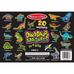 Set dinozauri din lemn cu magneti, Melissa &amp; Doug - Img 2