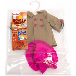 Set imbracaminte vreme temperata pentru papusa fetita 32 cm - Img 2