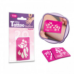 Set șabloane tatuaje - pentru fete - 21 buc - Img 2