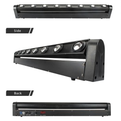 SHEHDS LED Beam Bar 8 x 12W RGBW bara motorizata - Img 4