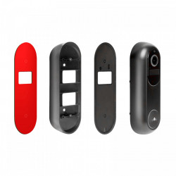 Sonerie video Smart Wi-Fi - alimentată cu baterie, 12V - MicroSD, FHD, PIR - negru - Img 3