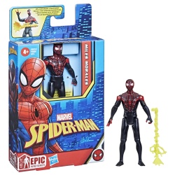 SPIDERMAN EPIC HERO FIGURINA MILES MORALES 10CM - Img 3