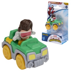 SPIDEY SI PRIETENII LUI UIMITORI MARVEL SUPER ROLLERS SET FIGURINA DOC OCK CU VEHICUL 5.5CM - Img 5