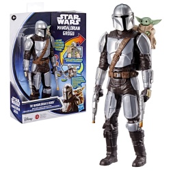 STAR WARS MANDALORIAN SI GROGU SET VANATORUL DE RECOMPENSE FIGURINA CU SUNETE - Img 2