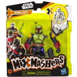 STAR WARS MIX MASHERS SET FIGURINA BOBA FETT 12CM SI ACCESORII - Img 1