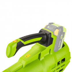 Suflanta frunze cu acumulator 20v fieldmann - Img 6