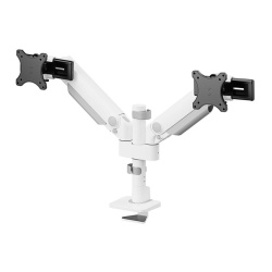 Suport dublu mon. birou NM 24"-34" alb - Img 7