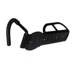 Suport pentru bicicleta cu prindere pe perete, rabatabil, metalic, culoare Neagra - Img 5