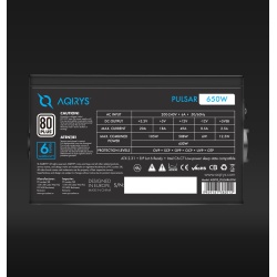 Sursa Aqirys Pulsar 650W 80+ White cert - Img 4