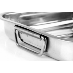 Tava cuptor inox 35x27x5.5 cm - Img 2