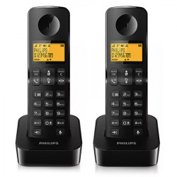 Telefon DECT D2602 Negru Philips - Img 1