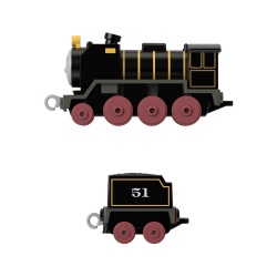 THOMAS LOCOMOTIVA CU VAGON PUSH ALONG HIRO - Img 4