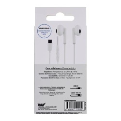 TNB WAY WIRED USB-C EARPHONES