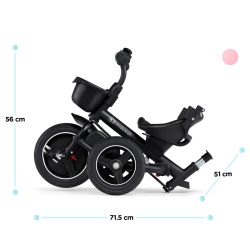 TRICICLETA KINDERKRAFT SPINSTEP, GREY - Img 2