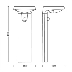 TYLA IR PEDESTAL AN 1X1.2W 40K SR UE - Img 5