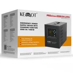UPS CENTRALE SINUS PUR 2000VA/1400W 24V KEMOT - Img 6