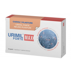 URIMIL FORTE MAX 30CPS + 1PLASTURE GRATIS
