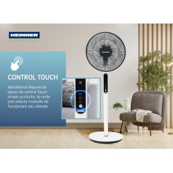 VENTILATOR CU PICIOR HEINNER HMSF-9BK - Img 7