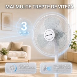VENTILATOR CU PICIOR HEINNER HSF-M50WH - Img 9