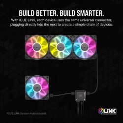 Ventilatorare CR iCUE LINK RX140 RGB BL - Img 4