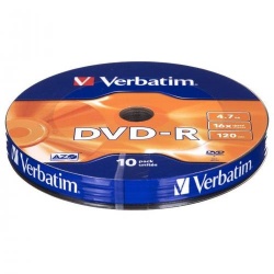 VERBATIM DVD-R 10 pack SHRINK