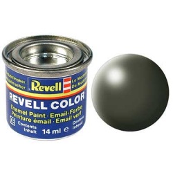 Verde masliniu mat matasos RAL 6003, vopsea email 14 ml