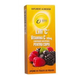 VITAMINA C FR.PADURE COPII 100MG 30CPR