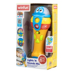 WINFUN MICROFON CU SUNETE SI LUMINI - Img 5