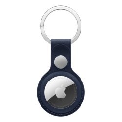 AIRTAG FINEWOVEN KEY RING DEEP BLUE-ZML