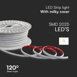 BANDA LED COB 12.5W/M 220-240V IP65 3000K ROLA 50M - Img 4