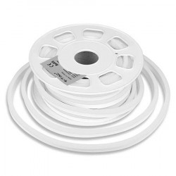 BANDA LED NEONFLEX 24V 6000K 10M ALB RECE