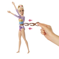 BARBIE PAPUSA BARBIE YOU CAN BE GIMNASTA BLONDA - Img 5