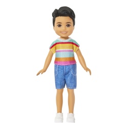 BARBIE PAPUSA CHELSEA BAIAT BRUNET CU OCHI CAPRUI - Img 6