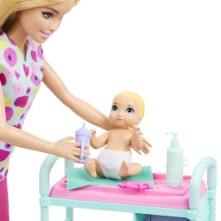 BARBIE YOU CAN BE ANYTHING PAPUSA DOCTOR PEDIATRU CU ACCESORII - Img 7
