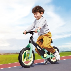 Bicicleta de echilibru pentru copii, verde - Img 2