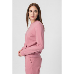 Bluza coton casual femei pink-l - Img 5