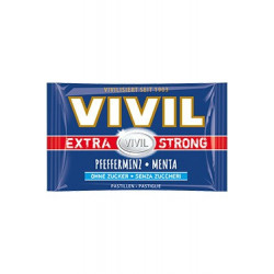 Bomboane Vivil Extra Strong Menta Naturala fara zahar 25g