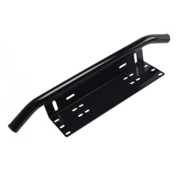 Bullbar aluminiu vopsit in camp electrostatic cu suport numar si proiectoare pentru vehicule offroad, culoare Neagra - Img 6