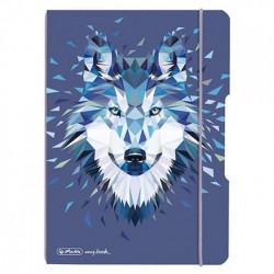 CAIET MY.BOOK FLEX A5 40F PATRATELE MOTIV WILD ANIMALS WOLF