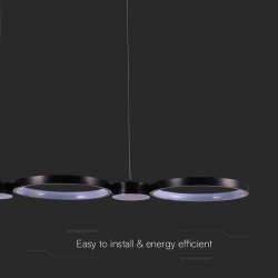 CANDELABRU LED 38W 4000K 95X100CM - NEGRU - Img 4