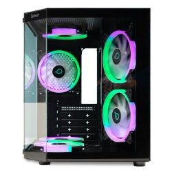 Carcasa Spacer Aquarium, mATX, ARGB fan - Img 2