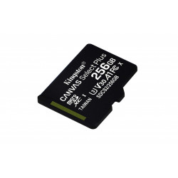 CARD MicroSD KINGSTON, 256 GB, microSDXC, clasa 10, standard UHS-I U3, "SDCS2/256GBSP" - Img 1