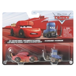 CARS3 SET 2 MASINUTE METALICE CAVE FULGER MCQUEEN SI PITSTOPOSAURUS - Img 1