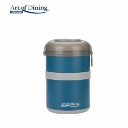 CASEROLA TERMICA DBL 920ML,LOCA,ALBASTRU - Img 1