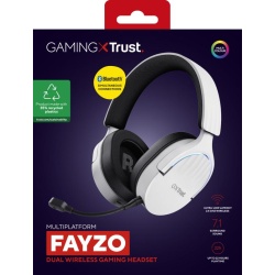 Casti Trust GXT 491W Fayzo cu fir, alb - Img 14